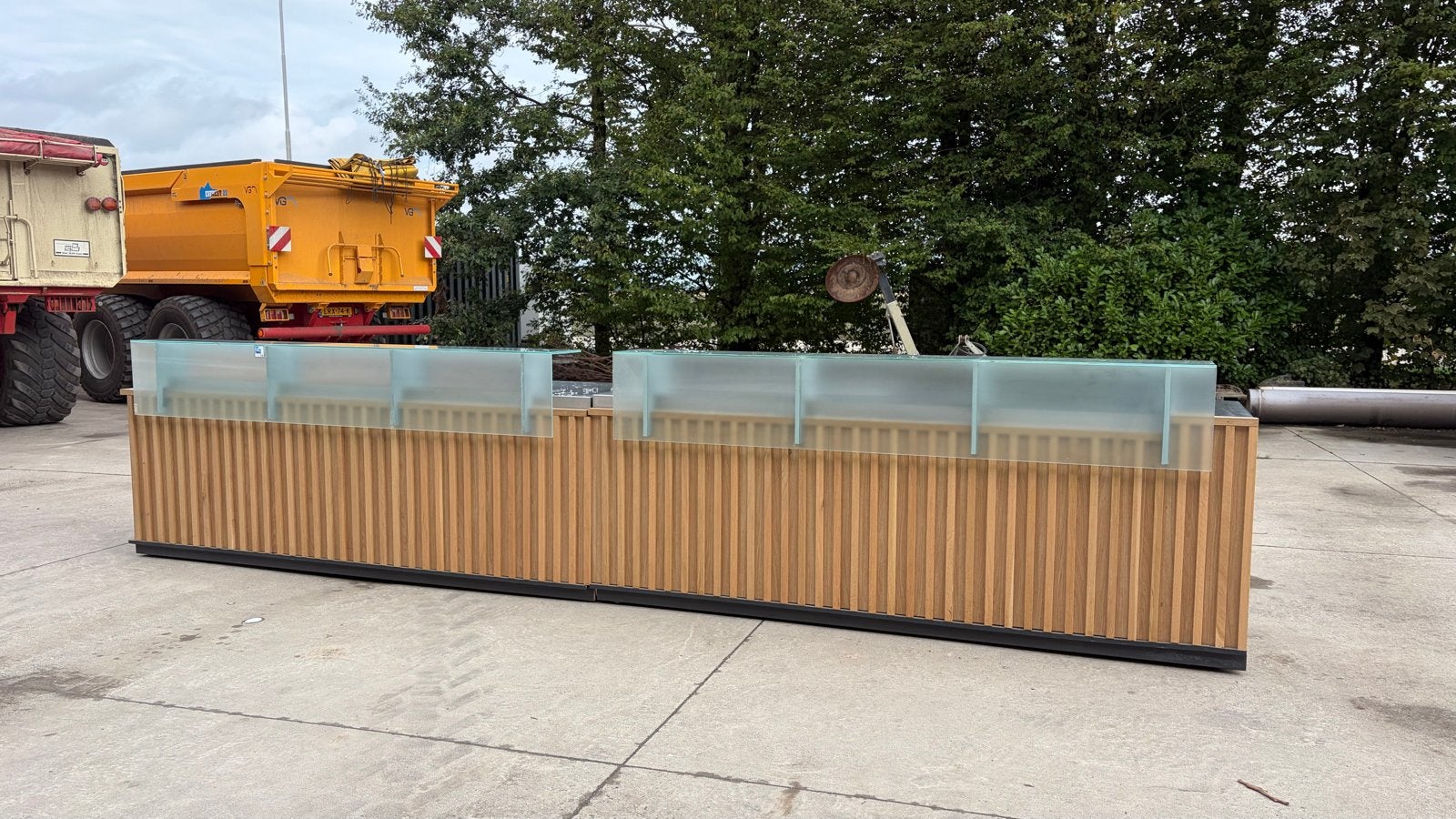 Modulaire Bar met Spoelbak en Houten Afwerking, Ophalen