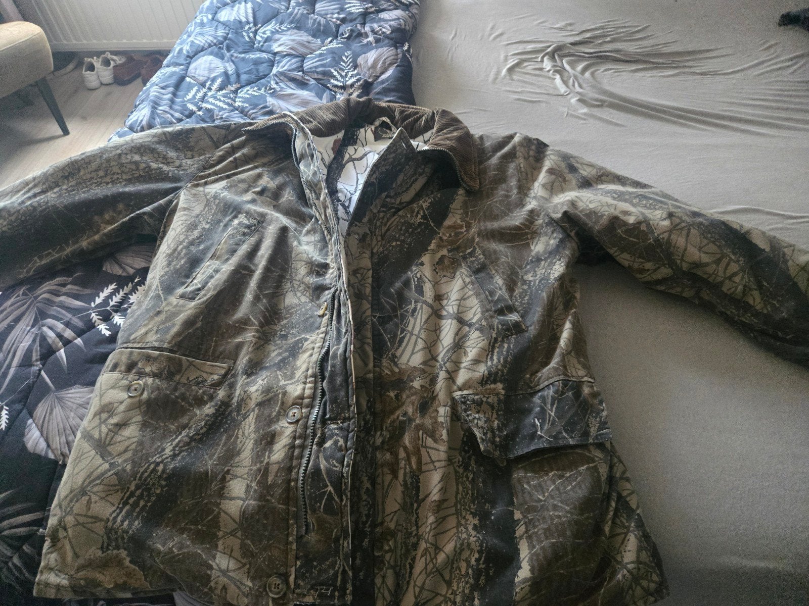 Camo jachtjas - Maat xx - Zo goed als nieuw, Kleding | Heren, Jassen | Winter, Onbekend, Maat 56/58 (XL), Ophalen of Verzenden