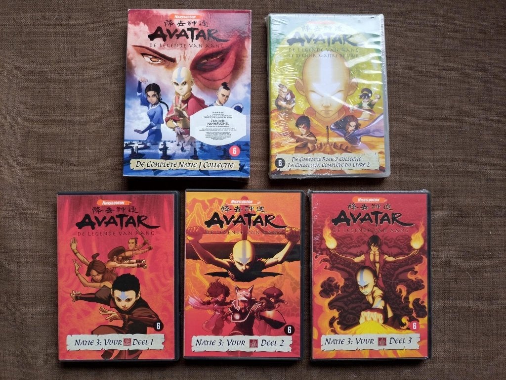 Avatar: De Legende van Aang - complete serie, Animatie, Anime (Japans), Zo goed als nieuw, Vanaf 6 jaar