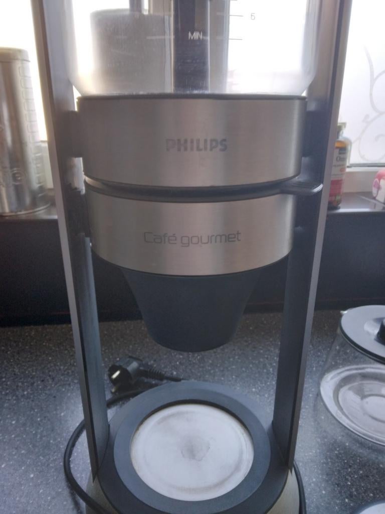 Philips Café Gourmet Koffiezetapparaat - 12 kopjes, Witgoed en Apparatuur, Koffiezetapparaten, 10 kopjes of meer, Ophalen, Gebruikt