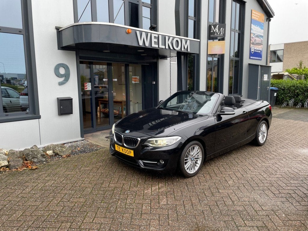 Bmw 2-SERIE 220 Cabrio, Leder, Navi, PDC, Cruisecntrl, NIEUW, Gebruikt, Euro 6, 4 cilinders, Cabriolet
