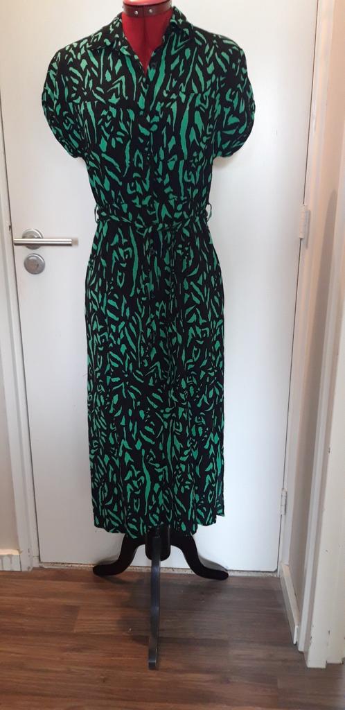 Costes Jurk XS Groen Zwart met Split, Costes, Ophalen of Verzenden, Maat 34 (XS) of kleiner, Groen