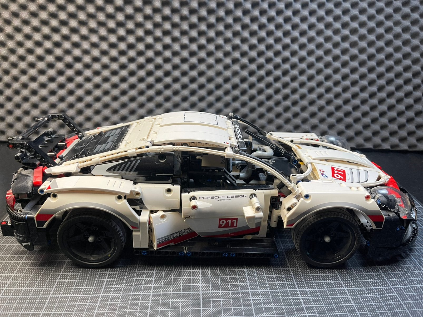 LEGO Technic Porsche 911 RSR – (Gedeeltelijk incompleet), Ophalen of Verzenden, Zo goed als nieuw, Auto