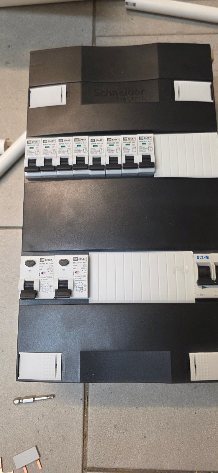 Voorbedrade Groepenkast met Emat en Eaton Componenten, Ophalen of Verzenden, Zo goed als nieuw, Emat, Groepenkast