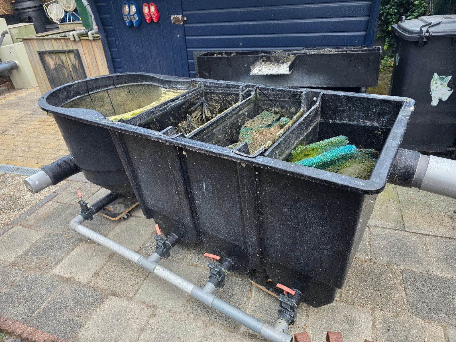 zeer nette 3 kamerfilter met vortec, Ophalen, Gebruikt, Vijverfilter