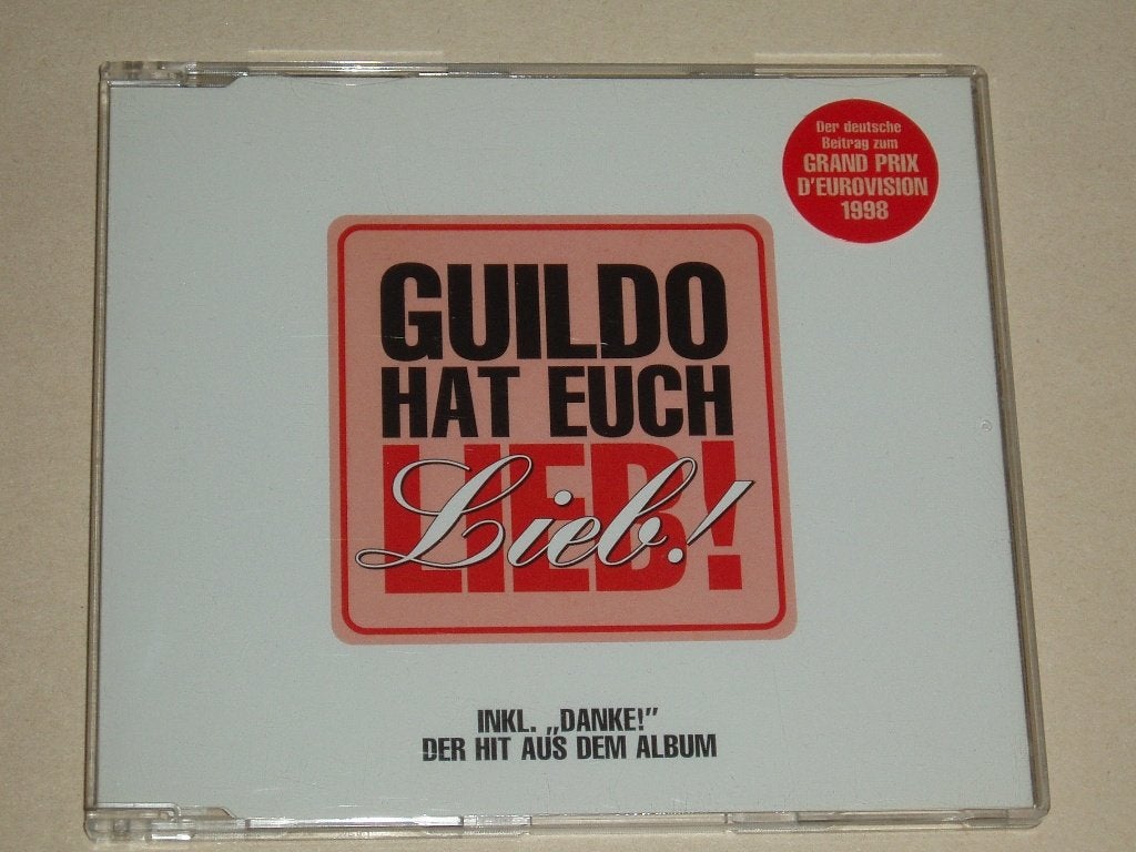 cd single Guildo Horn - Guildo hat euch lieb Eurovision 1998, Verzenden, Gebruikt, Pop