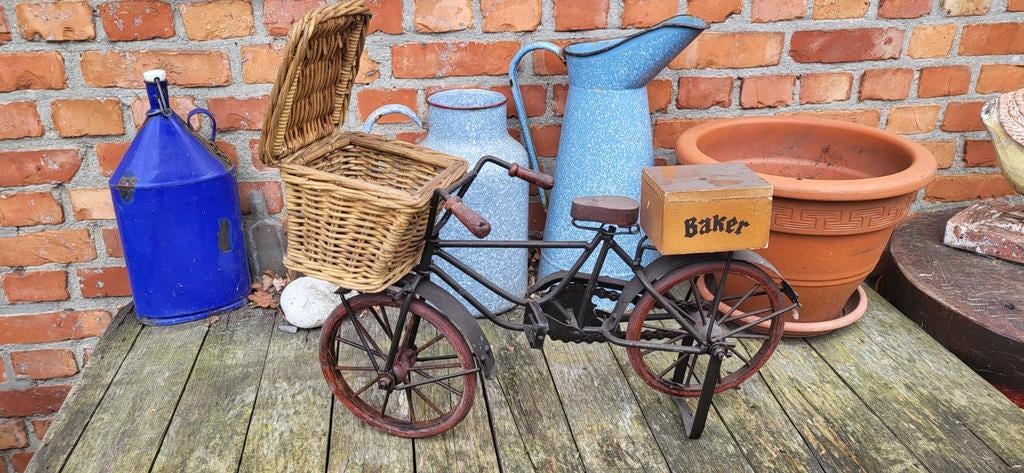 Decoratieve Bakkersfiets met Brood - 50 cm, Ophalen of Verzenden