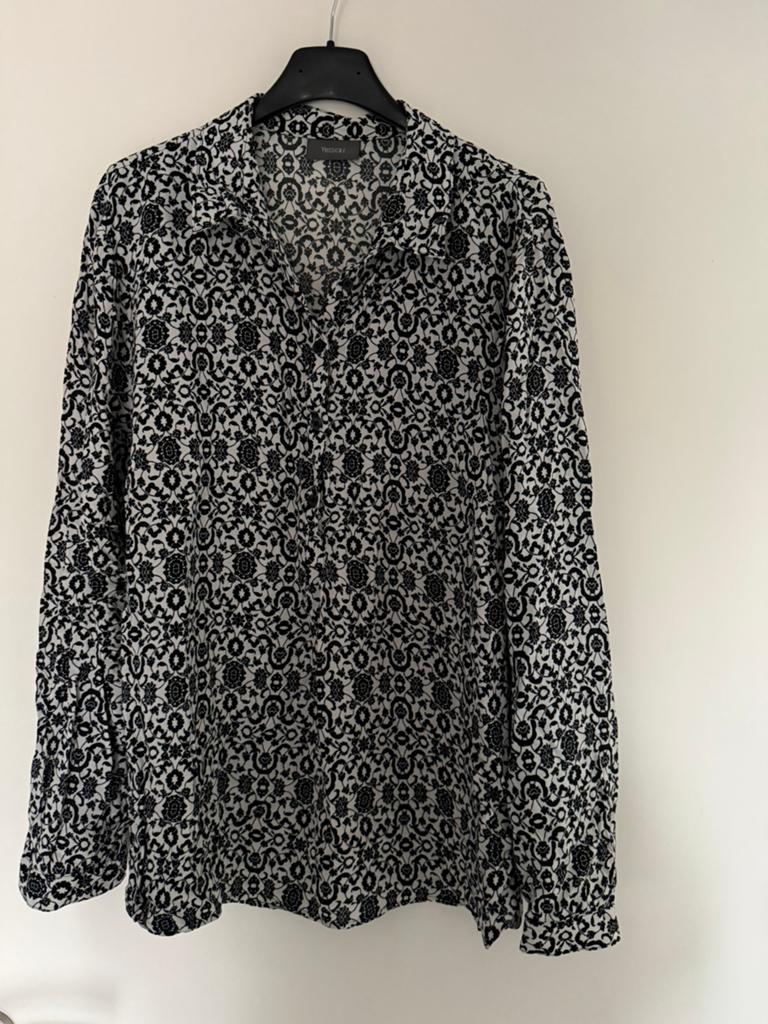 Dames blouse Yessica, Ophalen of Verzenden, Zo goed als nieuw, Maat 46/48 (XL) of groter, Zwart