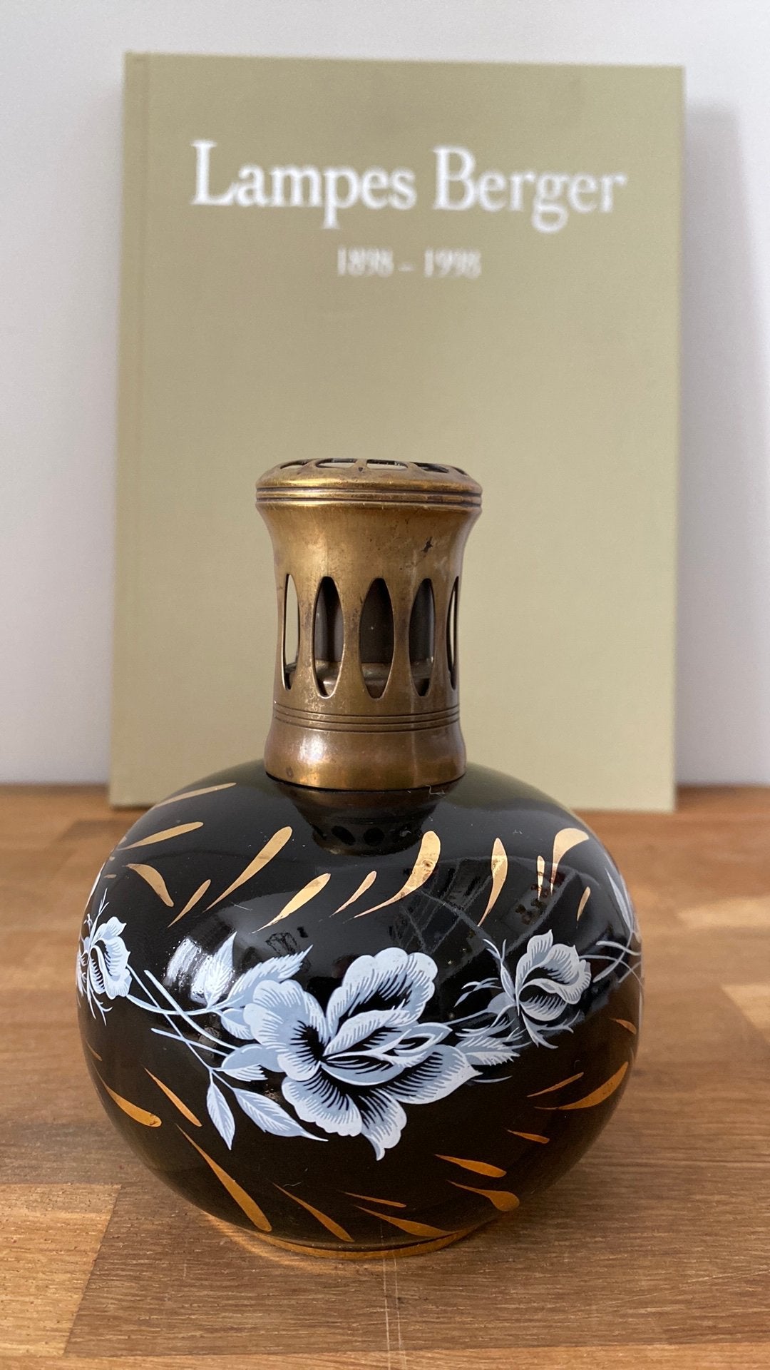 Lampe Berger / Maison Berger geurbrander FN Noir et Or, Vintage, Meerkleurig, Overige materialen, Ophalen of Verzenden