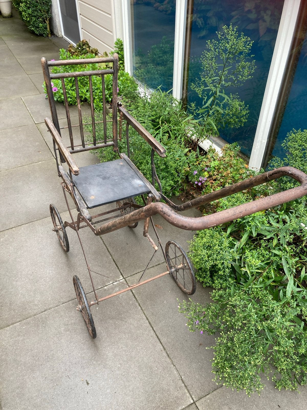 Antieke poppenwagen / kinderwagen - Decoratief item, Ophalen