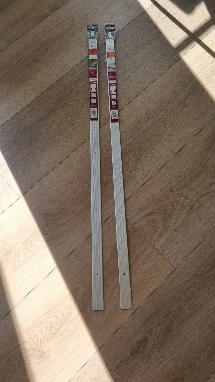 2x Skandor afdeklijsten wit 90 cm, Ophalen, Kunststof, Minder dan 100 cm, Lijsten