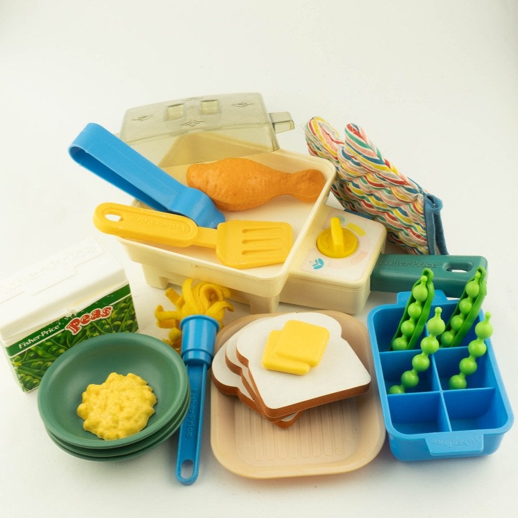Vintage Fisher-Price Fun with Food speelgoedset, Ophalen of Verzenden, Nvt, Nvt, Gebruikt