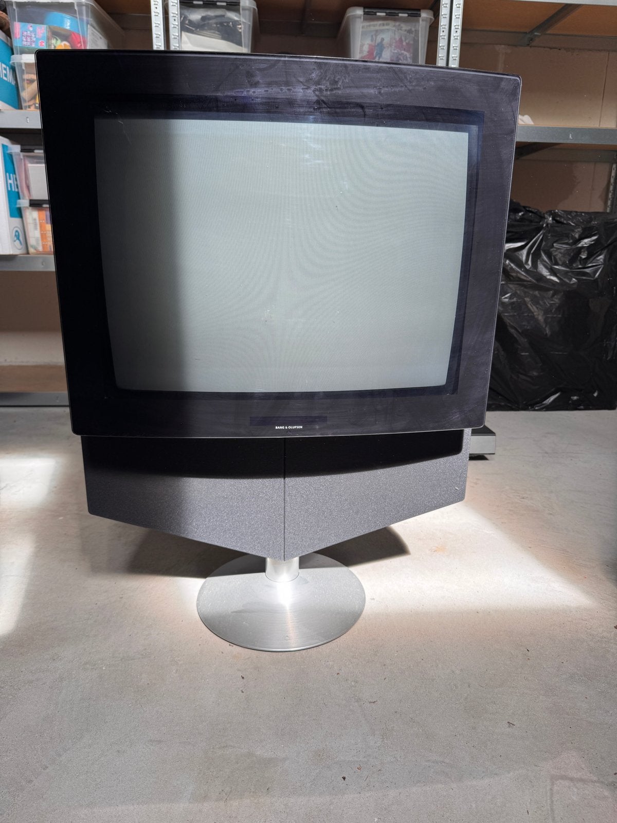 Bang & Olufsen BeoCenter 1 CRT TV met afstandsbediening, Gebruikt, 50 Hz, 60 tot 80 cm, Ophalen