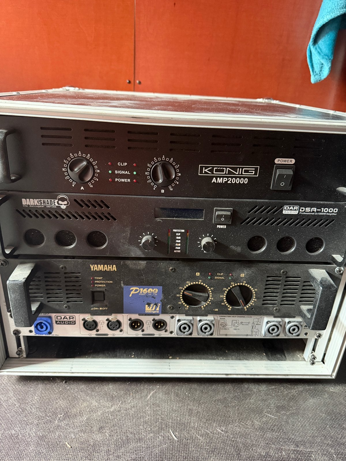 Flightcase met versterkers, Ophalen, Gebruikt