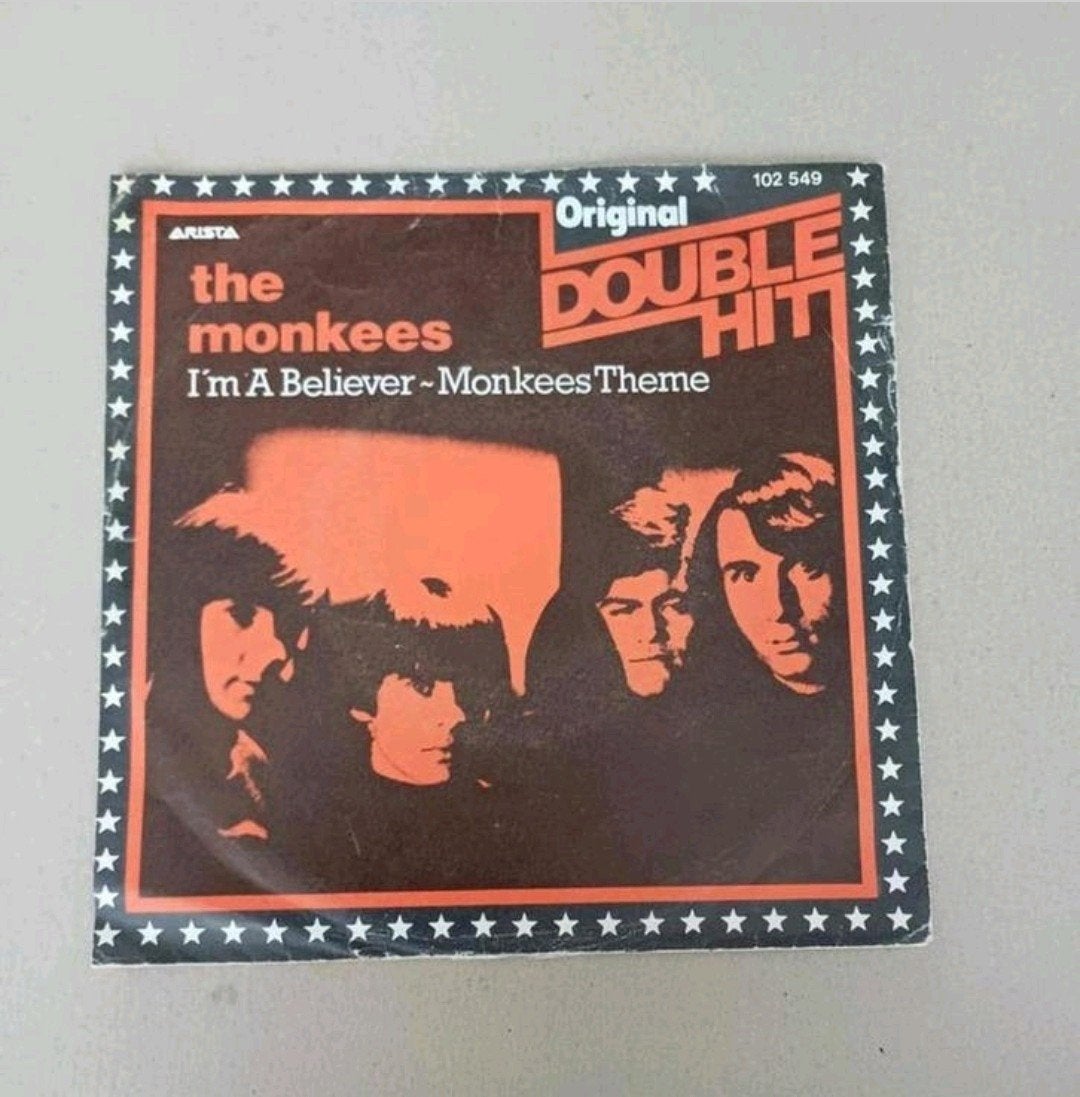 The Monkees - I'm A Believer / Monkees Theme, Beschermende buitenhoes, Ophalen of Verzenden, Gebruikt, Pop