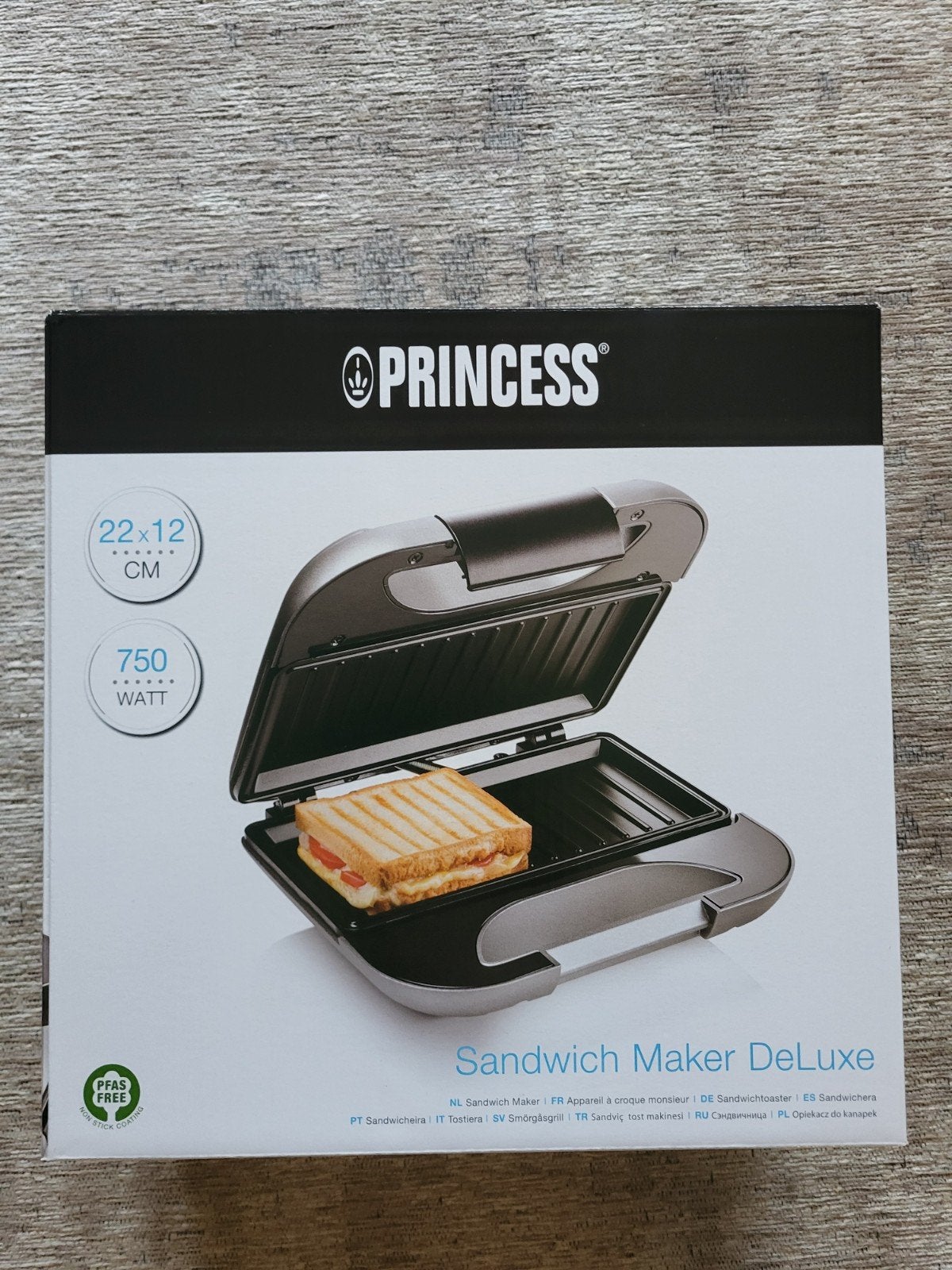 Princess Sandwich Maker DeLuxe - Nieuw in doos, Ophalen of Verzenden, Nieuw