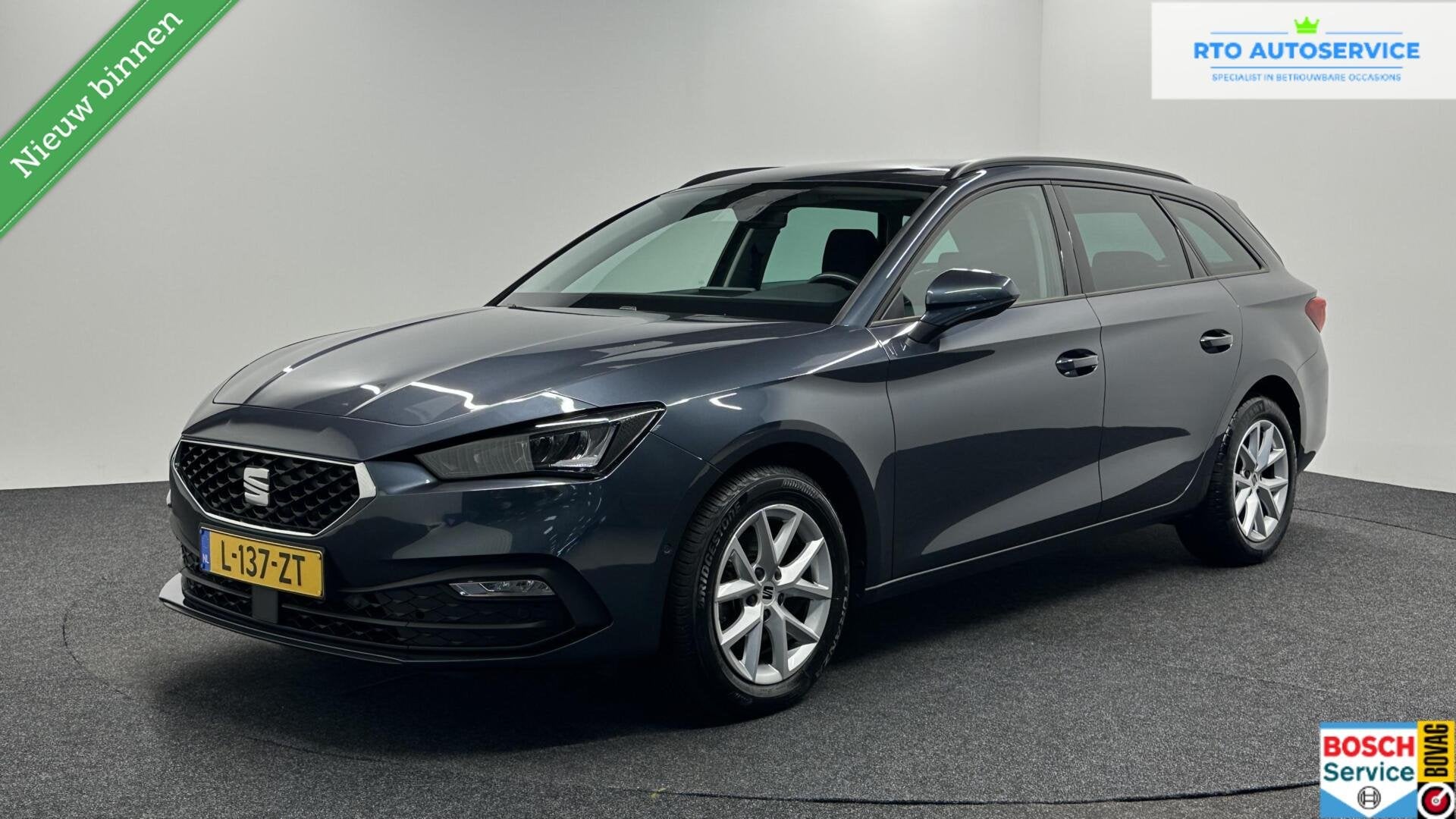 Seat Leon Sportstourer 1.0 TSI Reference TREKHAAK CARPLAY CA, Voorwielaandrijving, Stof, Gebruikt, Euro 6