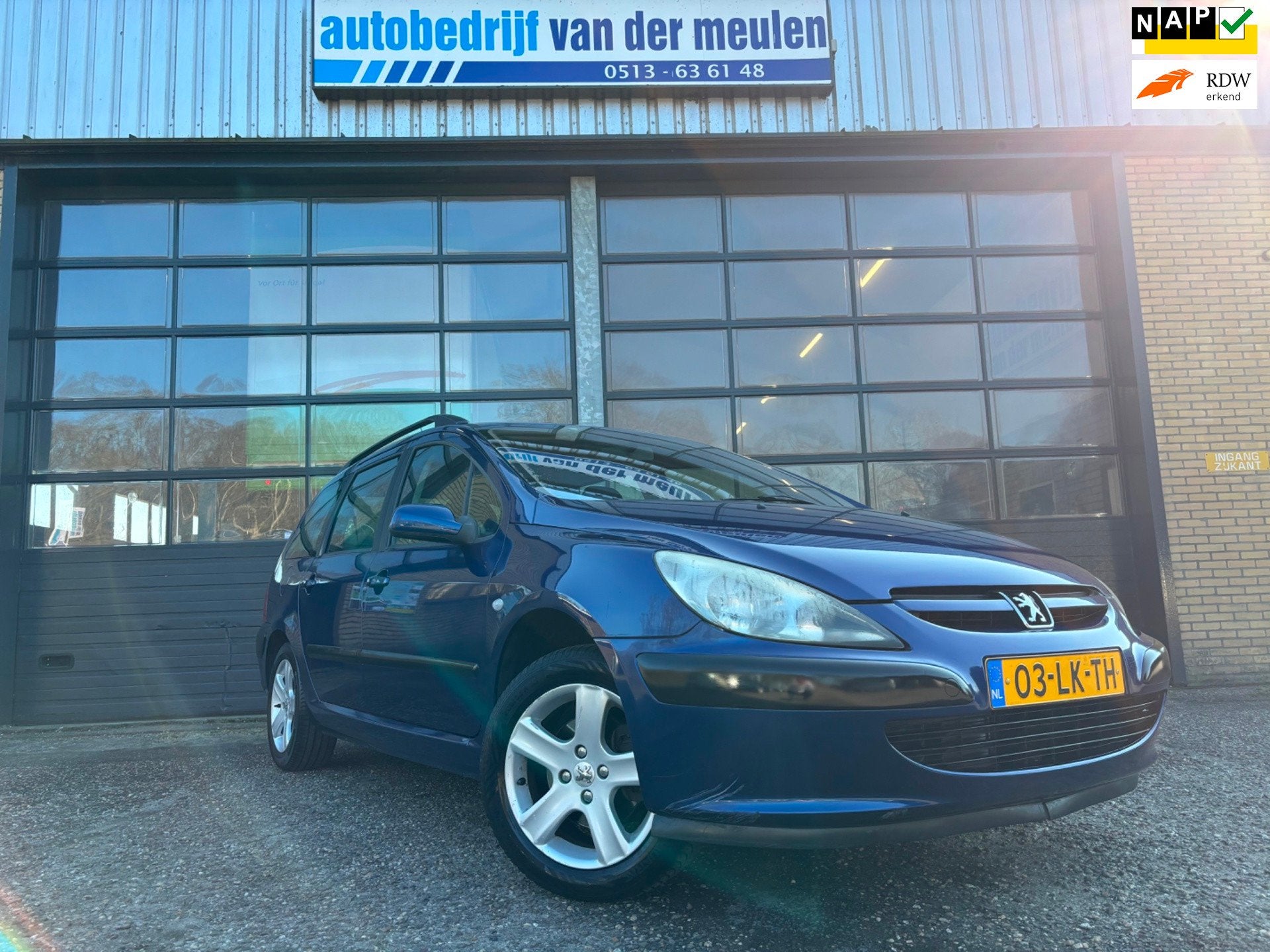 Peugeot 307 Break 2.0-16V XS 140 PK!, Voorwielaandrijving, Gebruikt, 4 cilinders, Blauw