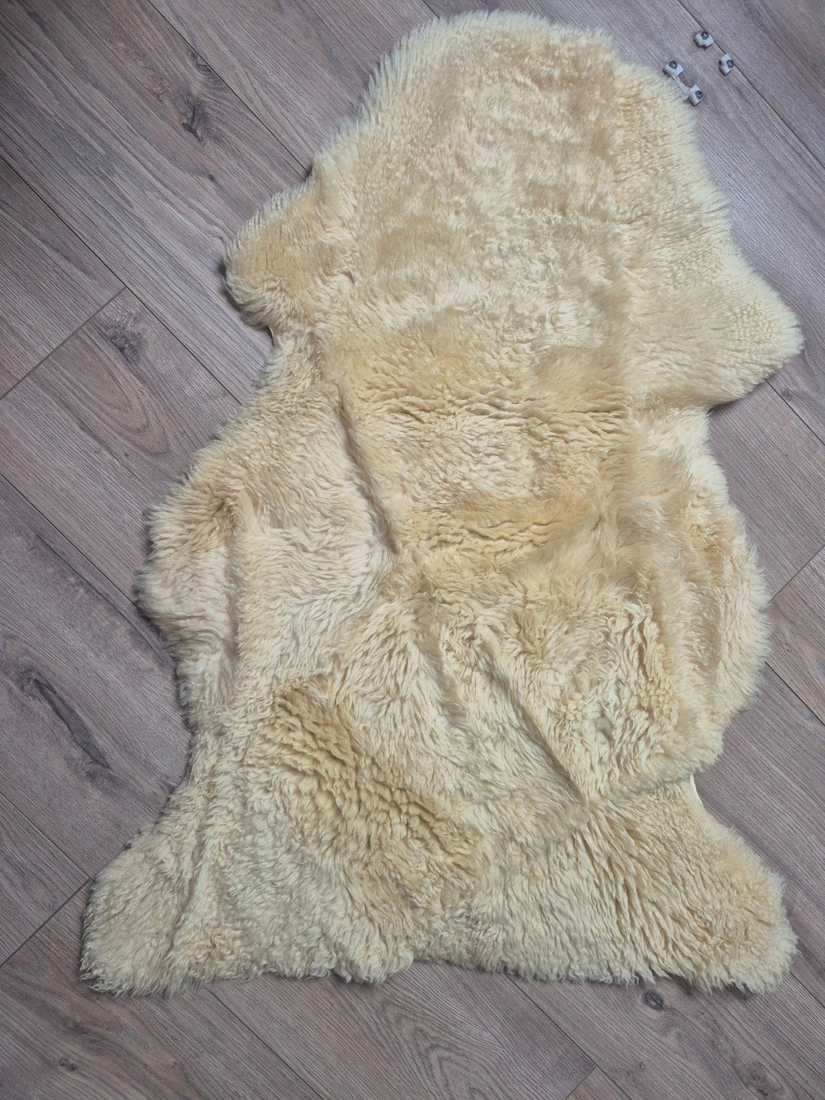 Zacht crèmekleurig schapenvacht kleed, Ophalen, 100 tot 150 cm, Scandinavisch, Landelijk, Modern, 50 tot 100 cm