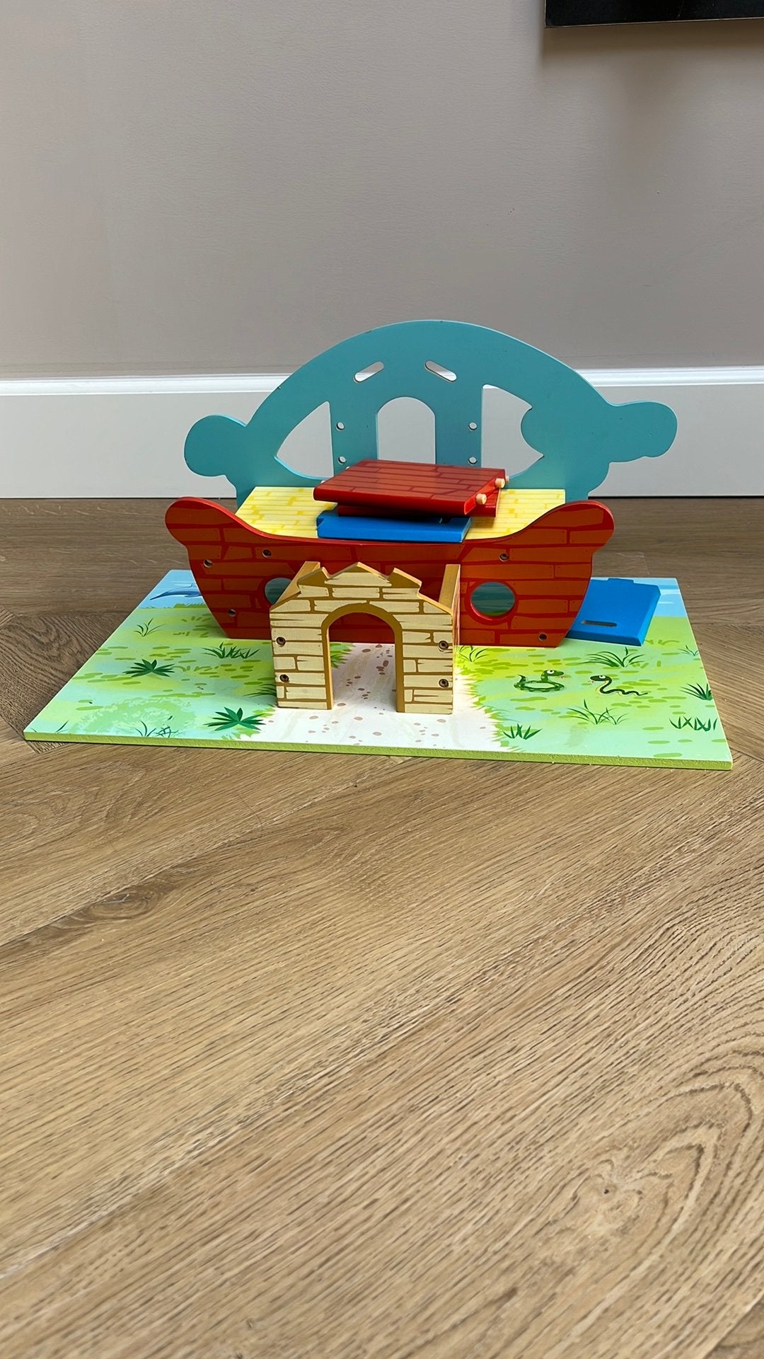 Houten boot ark van noach, Ophalen, Nieuw