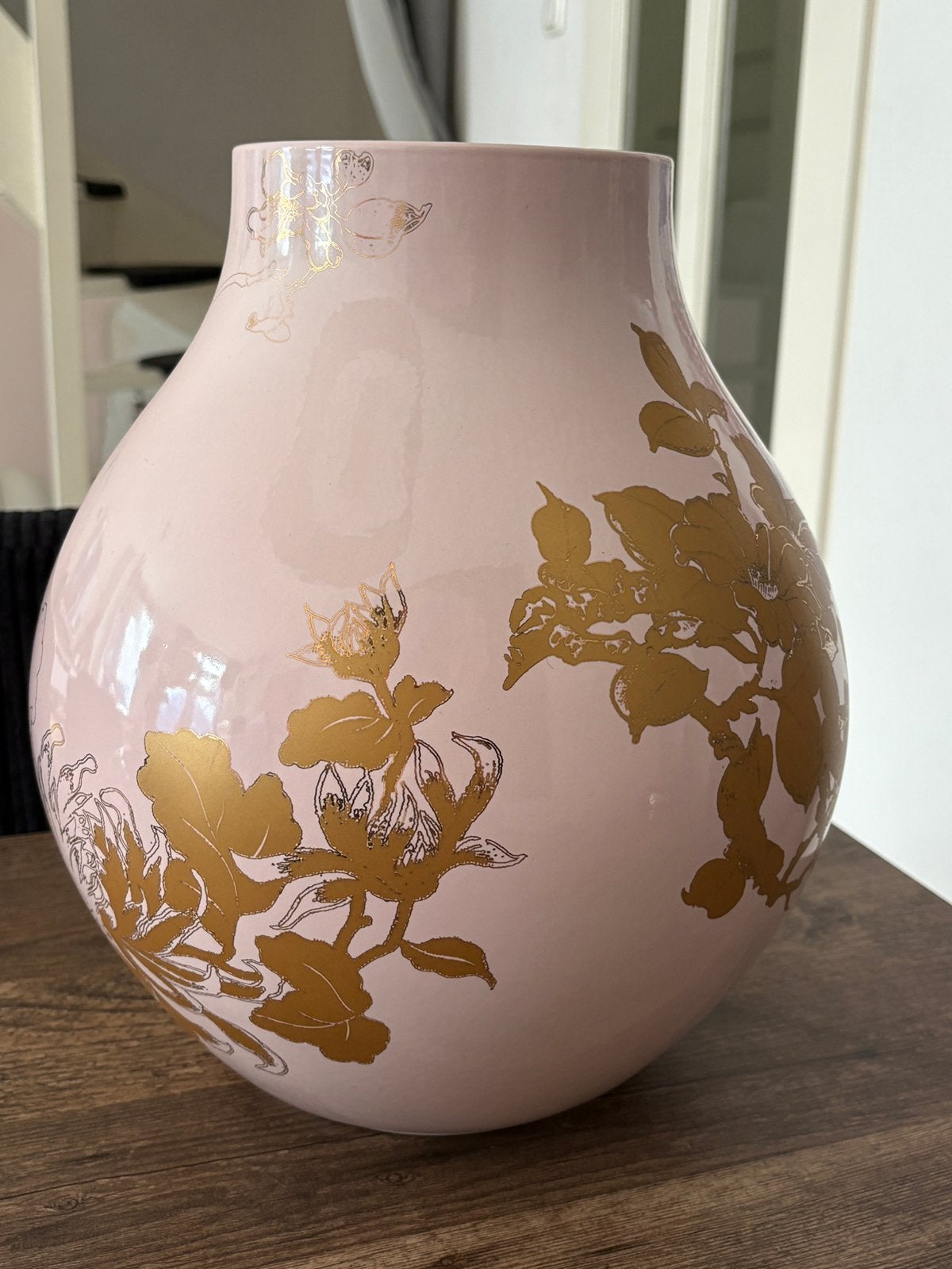Ikea Jonsberg design vaas door Hella Jongerius, Ophalen, Zo goed als nieuw, Roze, 34 cm
