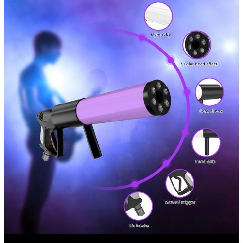 DJLicht CO2 Hand Gun met RGB, Geluidgestuurd, ., Overige typen, Nieuw