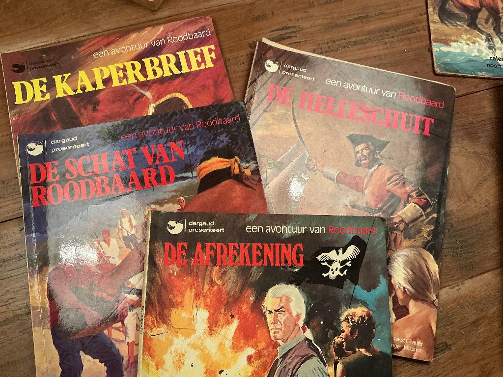 Een Avontuur van Roodbaard, Boeken, Stripboeken, Gelezen, Dargaud, Ophalen of Verzenden, Meerdere stripboeken