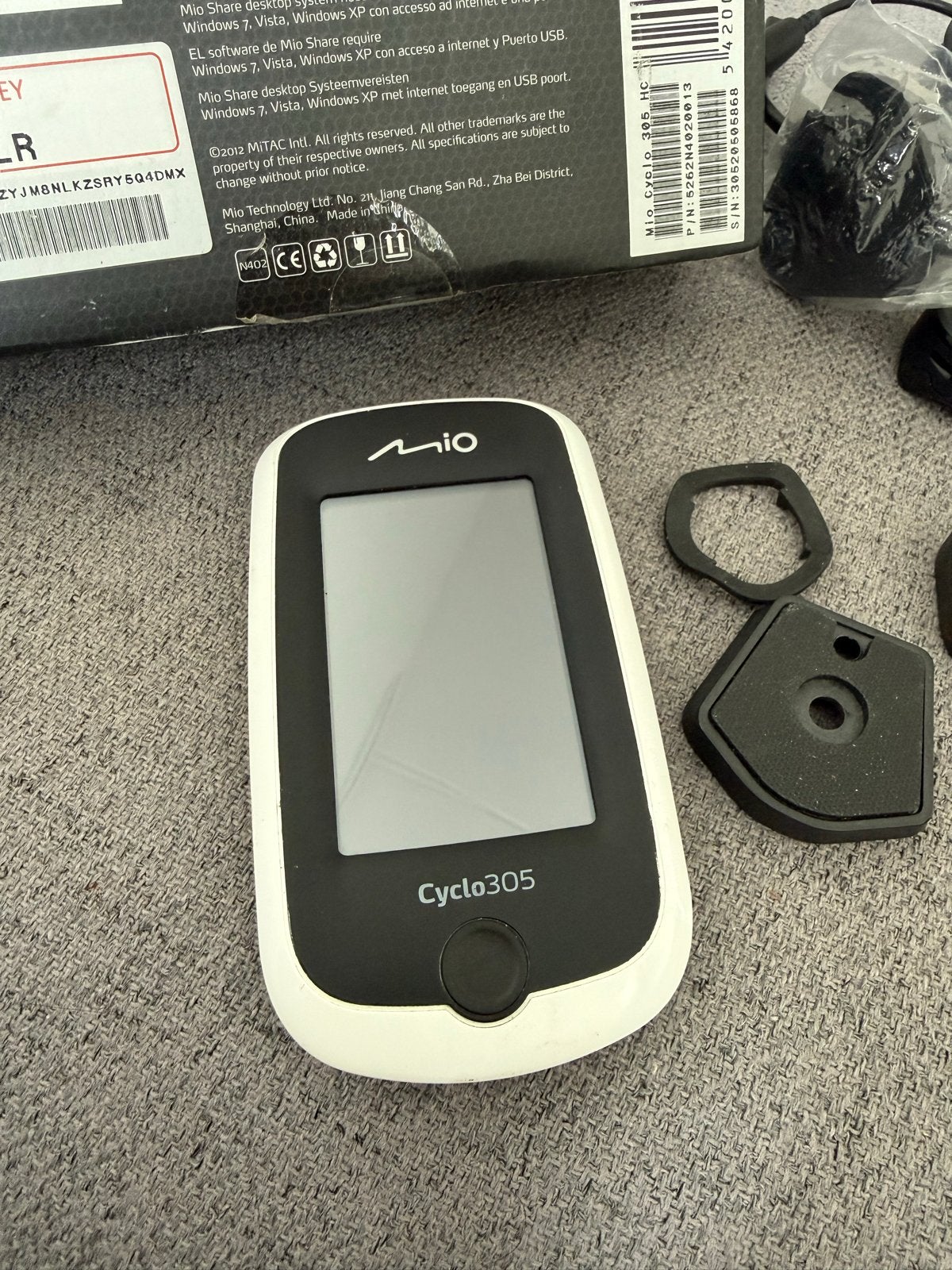 Mio Cyclo 305 FietsNavigatie - Compleet met doos, Ophalen of Verzenden, Gebruikt