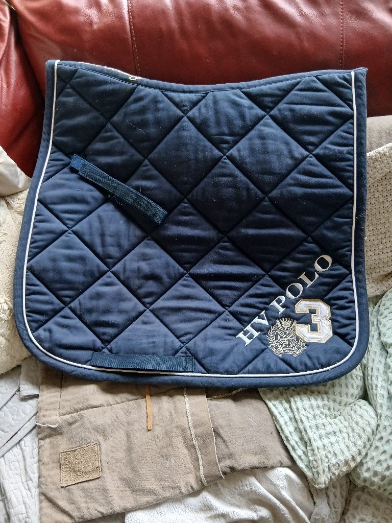 Hv Polo blauw dressuur dekje, Full (L), Katoen, Dressuurdekje, Ophalen of Verzenden