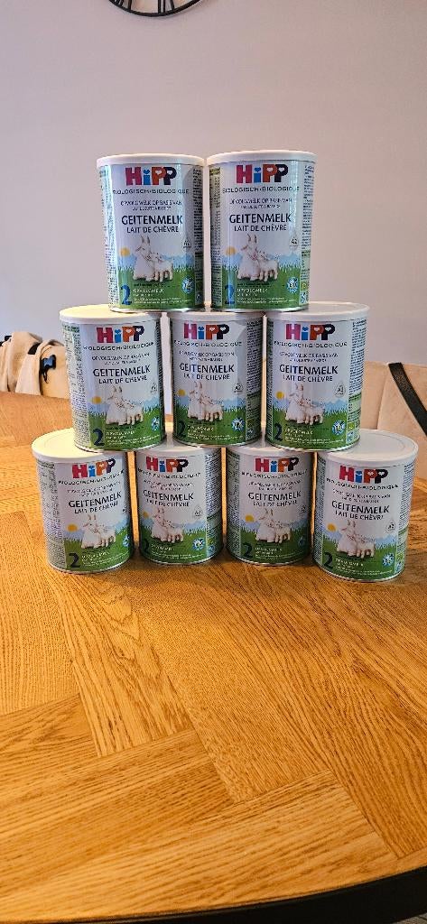 Hipp Geitenmelk 2. 9 potten, Ophalen, Nieuw, Overige typen