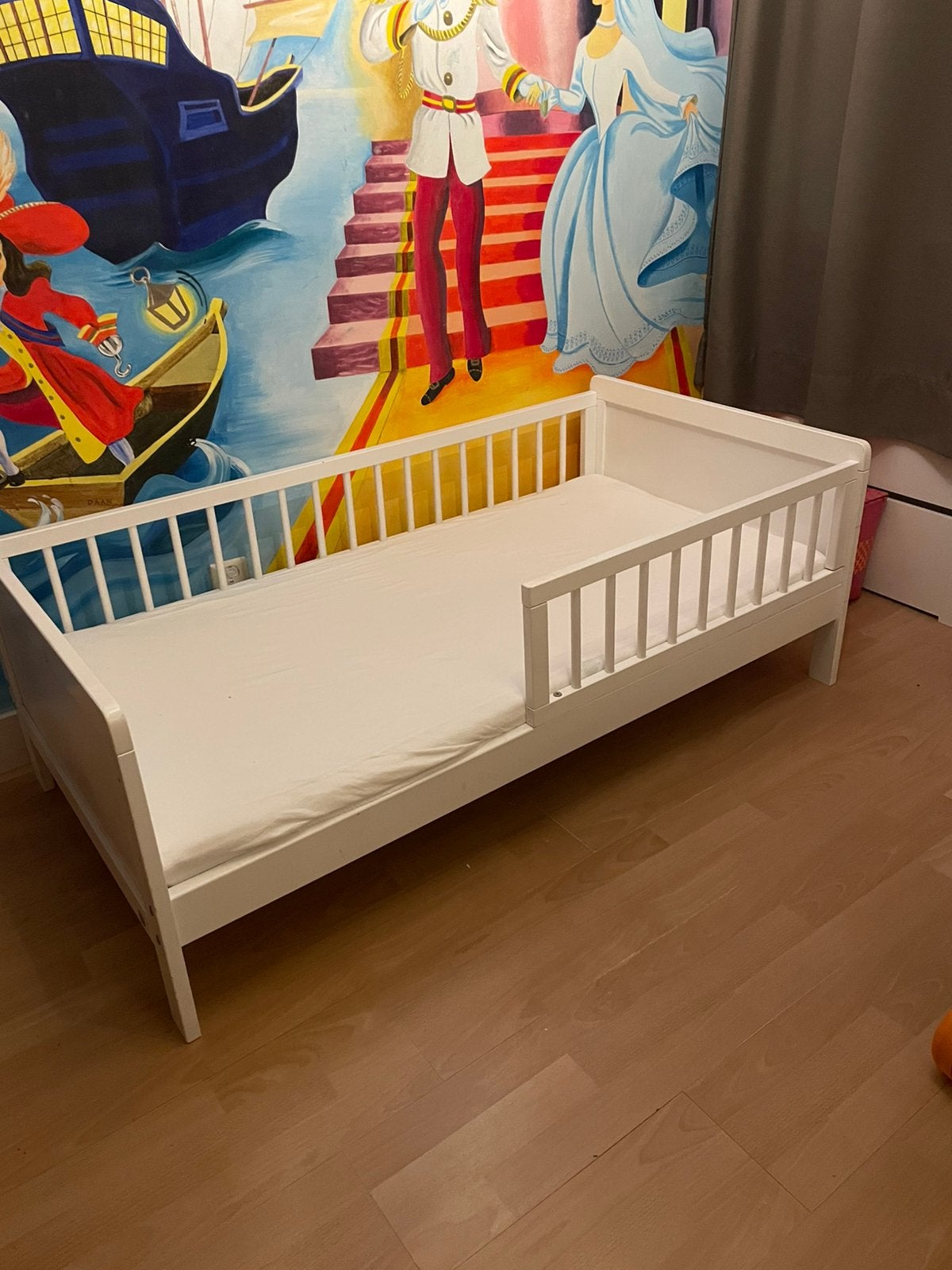 Kinderbed, Kinderen en Baby's, Ophalen, 70 tot 85 cm, 140 tot 160 cm, Zo goed als nieuw