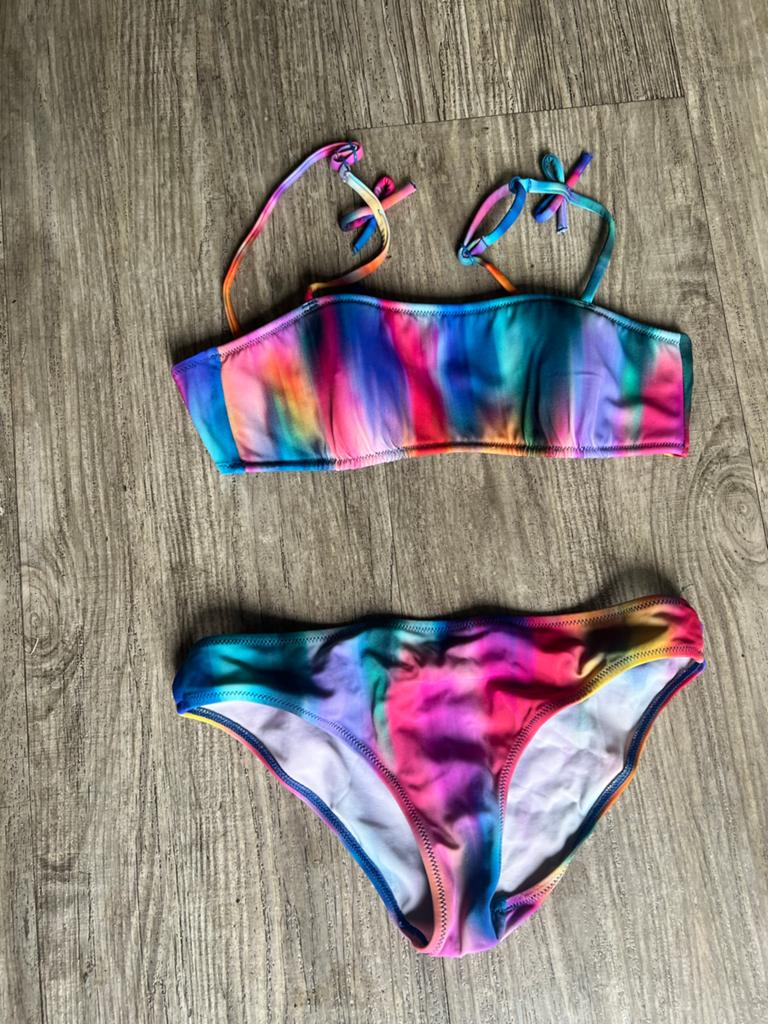 Kleurrijke bikini set - Zo goed als nieuw Calzedonia, Ophalen of Verzenden, Zo goed als nieuw, Meisje