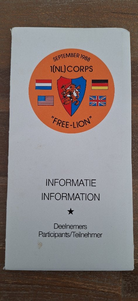 Landmacht Legerkorps oefening Free-Lion september 1988, Gelezen, Ministerie van Defensie, Ophalen of Verzenden, Landmacht