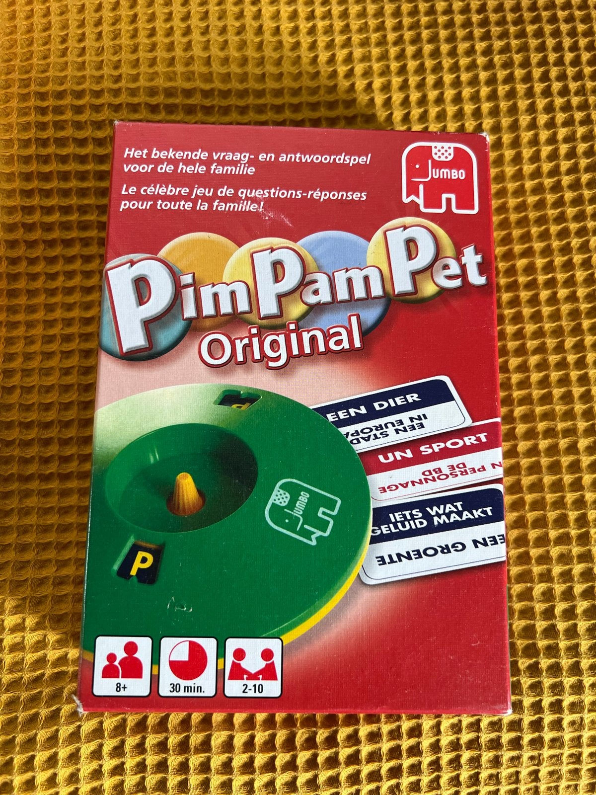 Pim Pam Pet Original - Het bekende vraag- en antwoordspel, Hobby en Vrije tijd, Gezelschapsspellen | Bordspellen, Een of twee spelers