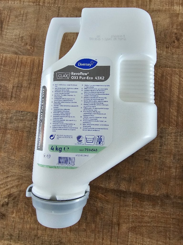 Diversey clax revoflow oxi 43x2 fles 4kg, Ophalen of Verzenden, Schoonmaakmiddel