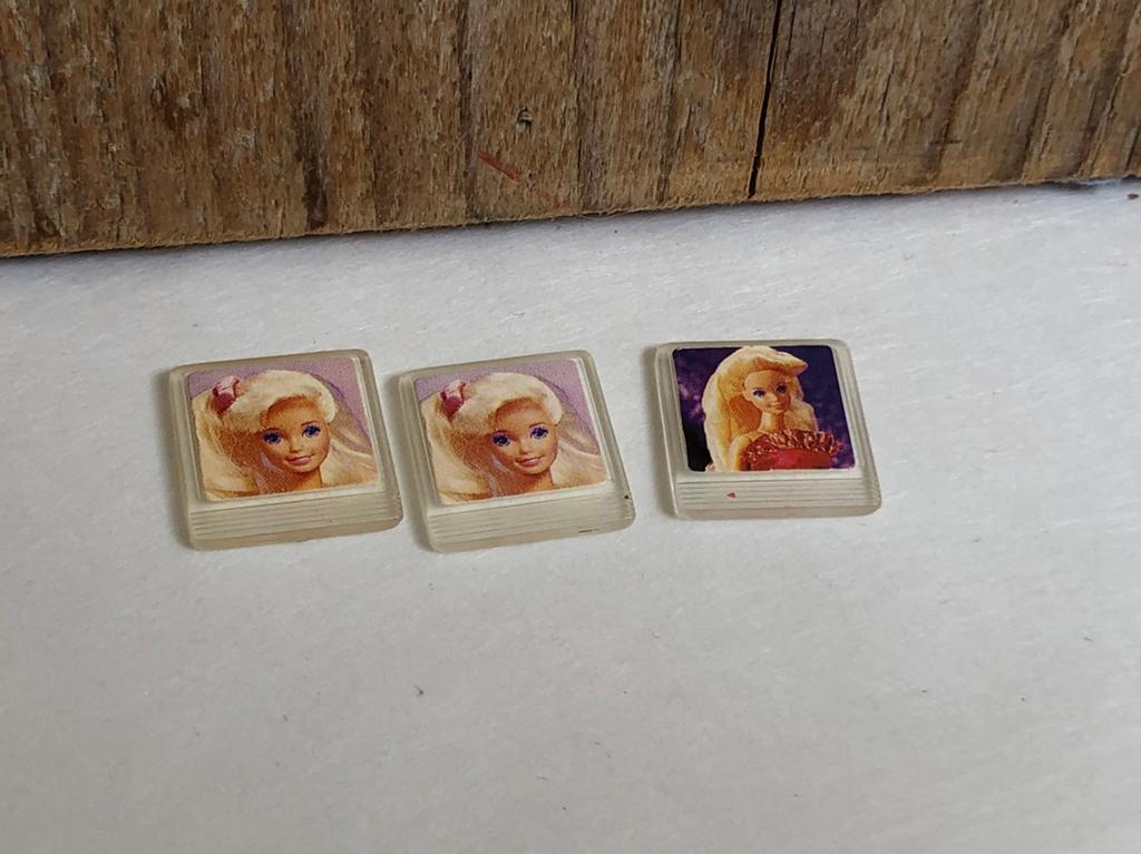 Barbie foto’s vintage kunstof discs, Ophalen of Verzenden, Gebruikt, Toebehoren