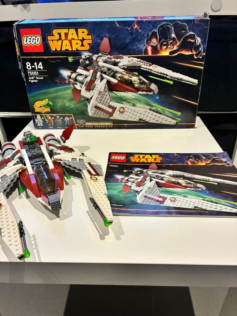 Jedi scout fighter - 75051, Kinderen en Baby's, Speelgoed | Duplo en Lego, Ophalen of Verzenden, Zo goed als nieuw