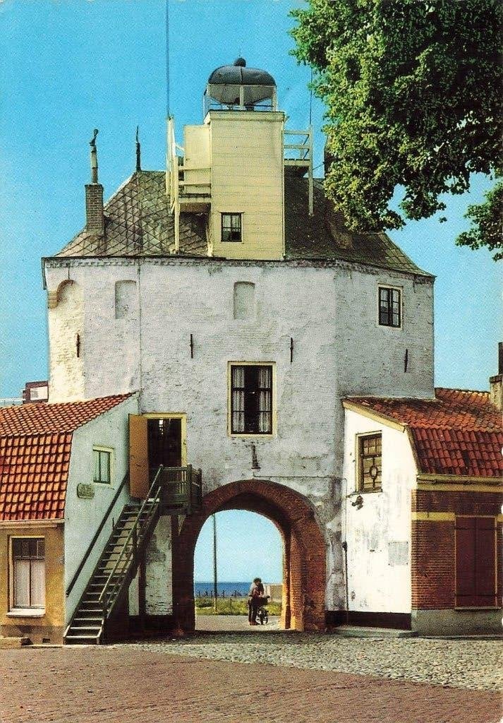 Harderwijk, Vispoort, Ophalen of Verzenden, 1960 tot 1980, Gelopen, Gelderland