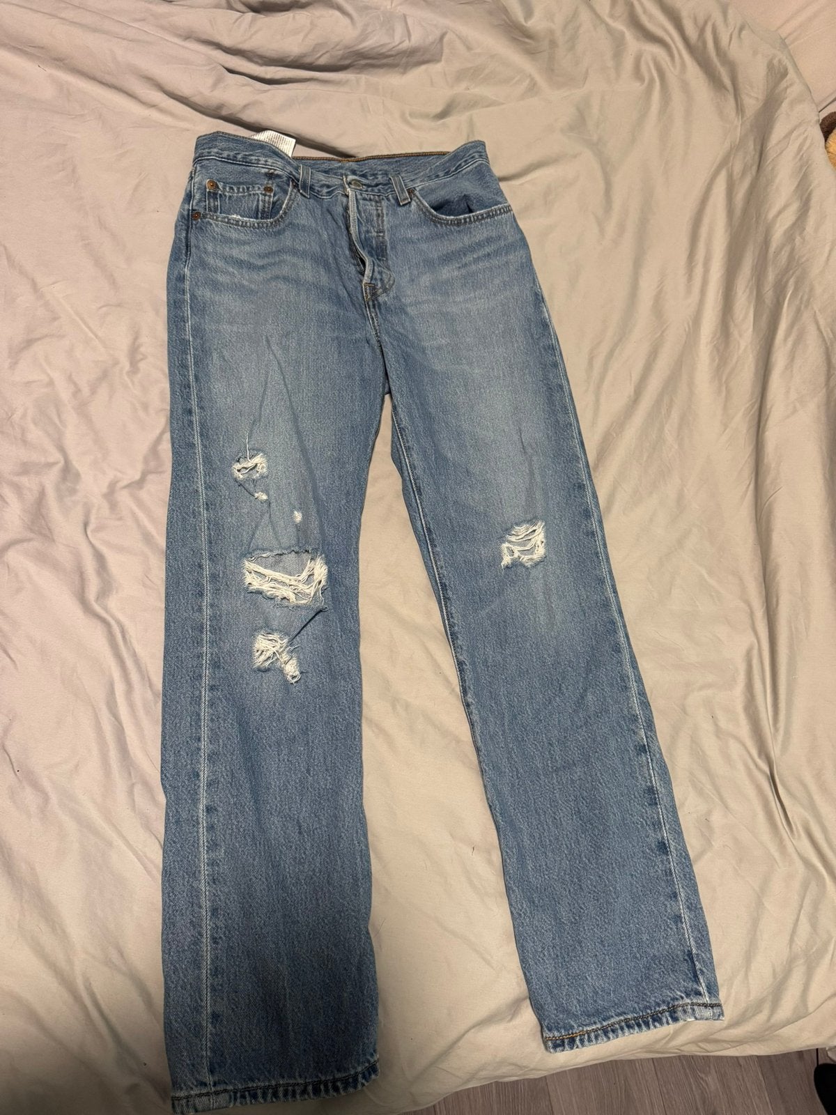 Levi’s broek Dames, Ophalen of Verzenden, Gedragen, Blauw