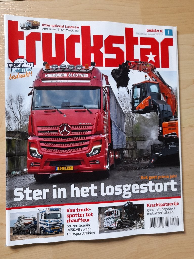 TIJDSCHRIFT TRUCKSTAR 2023 EN SPECIAL, Ophalen of Verzenden, Zo goed als nieuw, Overige typen
