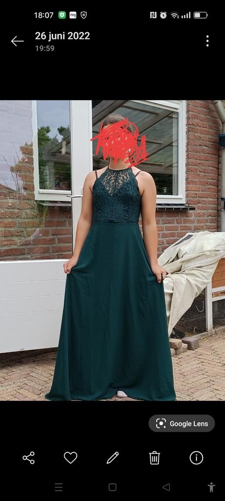 Galajurk maat S, Kleding | Dames, Ophalen, Galajurk, Maat 36 (S), Groen
