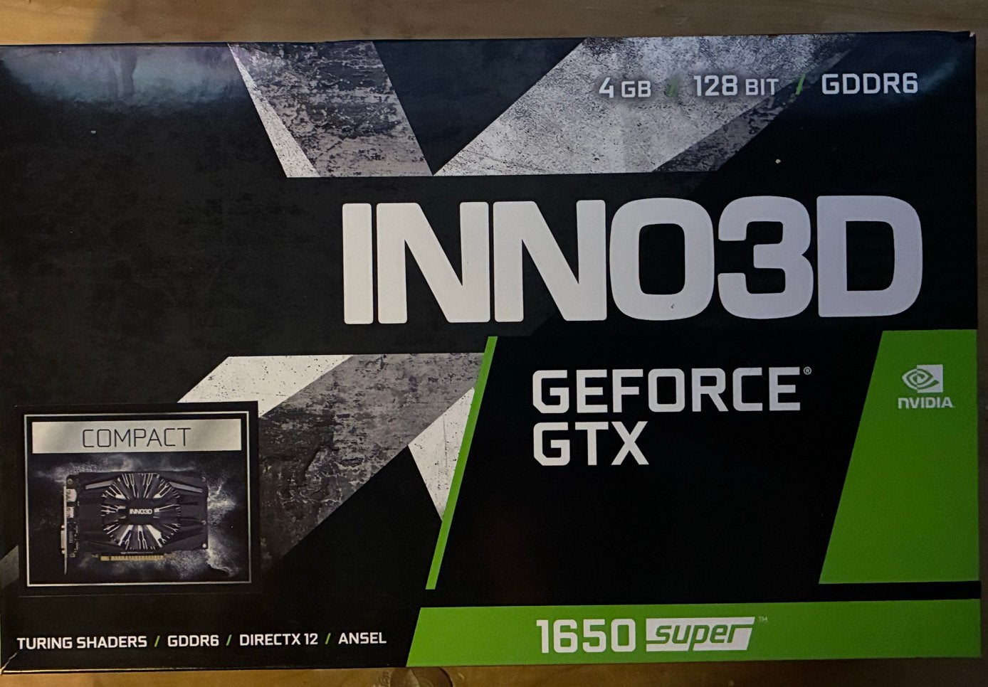 INNO3D GTX 1650 Super Compact 4GB GDDR6, PCI-Express 3, Gebruikt, HDMI, GDDR6