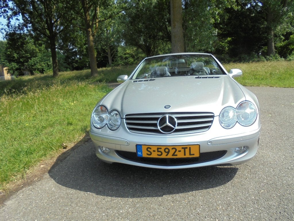 Mercedes-Benz SL 5.0 Sl500 Roadster AUT 2003 Grijs, Automaat, Achterwielaandrijving, 8 cilinders, Cabriolet