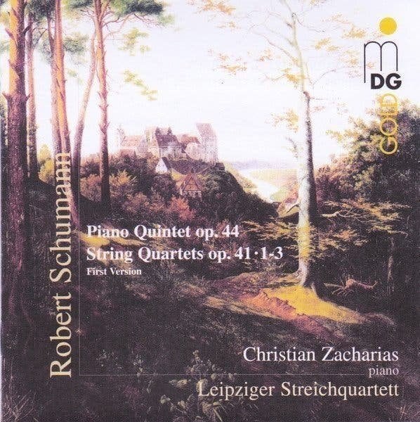 Schumann-Zacharias Streichquartett Piano Quintet 2CD, Verzenden, Classicisme, Zo goed als nieuw, Kamermuziek