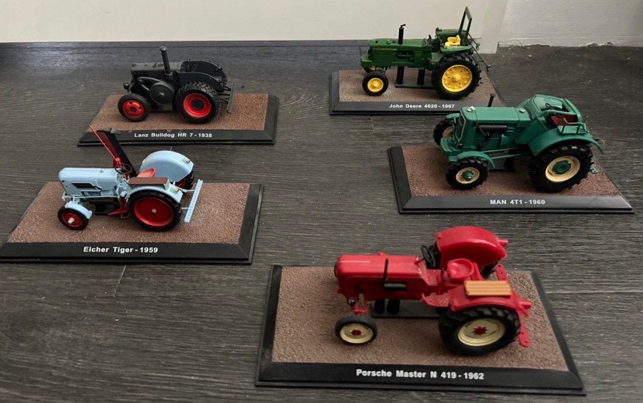 5 x Model Tractor o.a John Deere,Porsche, Ophalen of Verzenden, Zo goed als nieuw