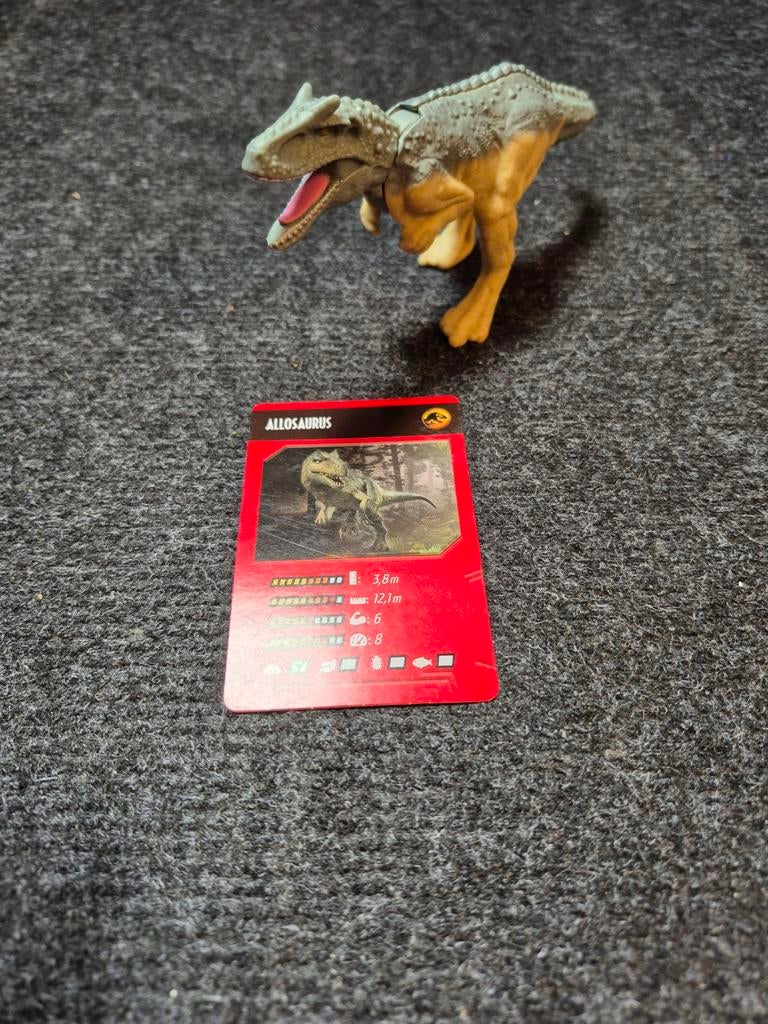 Allosaurus figuur dinosaurus mc donalds happy meal, Ophalen of Verzenden, Zo goed als nieuw