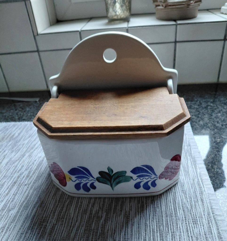 Boerenbont zoutpot, Huis en Inrichting, Keuken | Servies, Ophalen of Verzenden, Aardewerk, Boerenbont, Overige typen