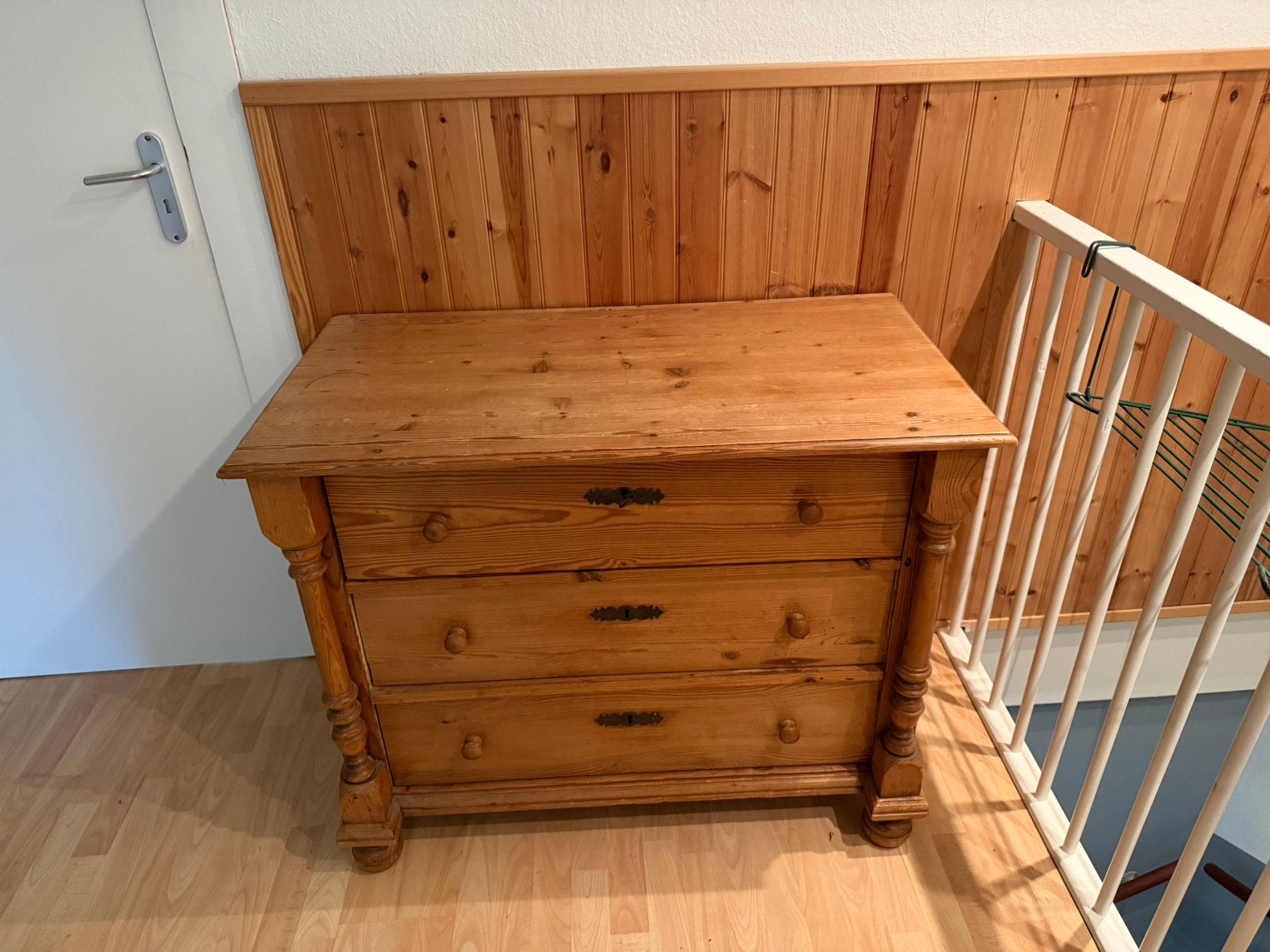 Grenen commode, Ophalen, Gebruikt, 50 tot 70 cm, 100 cm of meer