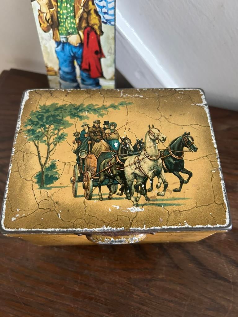 Vintage blik, Verzamelen, Blikken, Ophalen of Verzenden, Gebruikt, Overige, Overige merken
