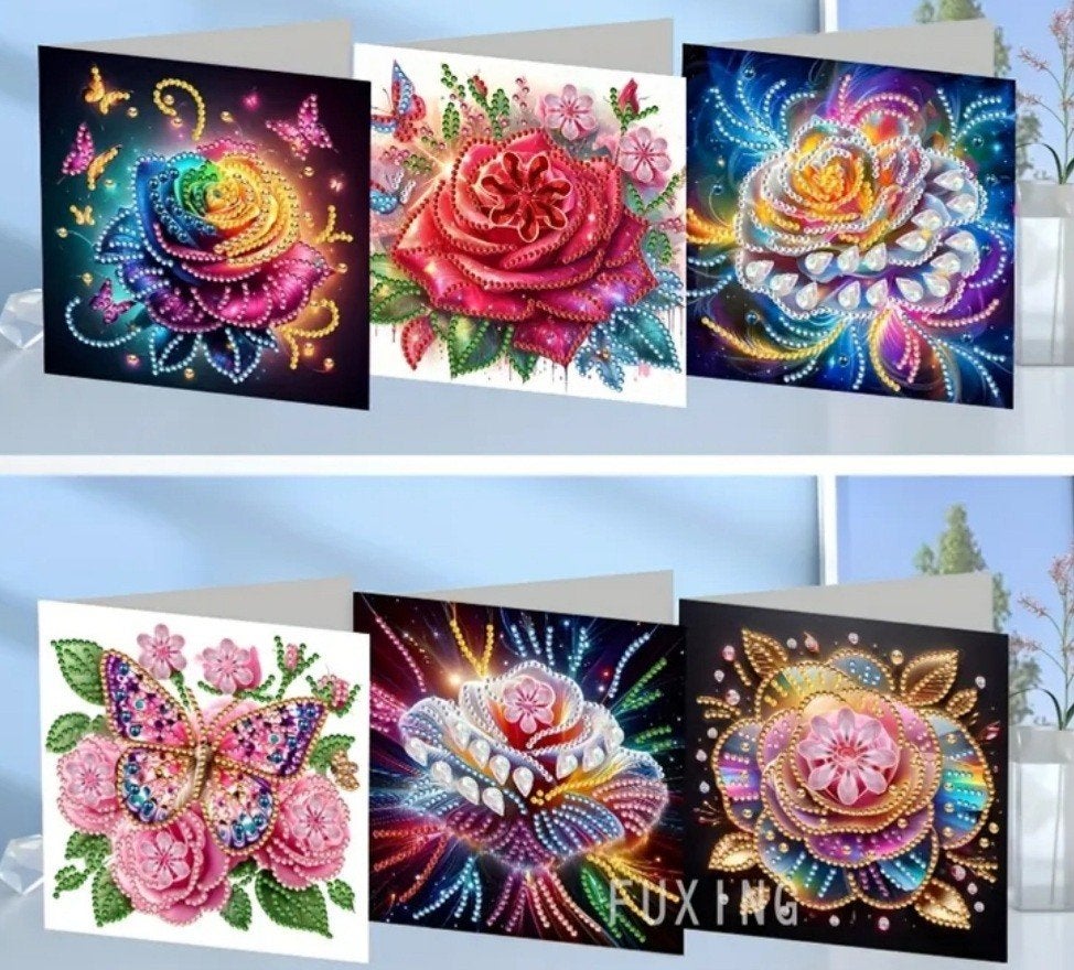 Diamond painting kaarten, Ophalen of Verzenden, Nieuw, Overige thema's